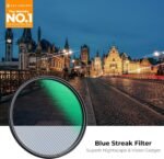 K&F Concept Nano-X Series Blue Streak Filter (82mm) - Image 2