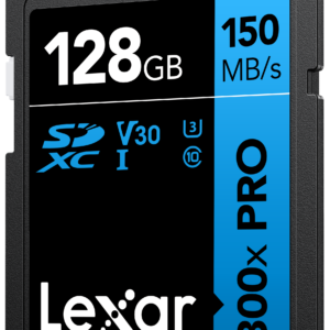 Lexar 800x Pro SDXC 128GB UHS-I V30 Memory Card | 150MB/s