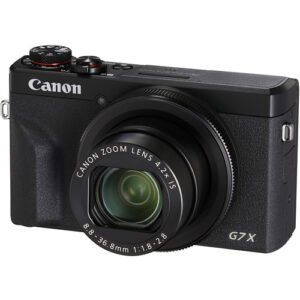 Canon PowerShot G7 X Mark III Digital Camera (Black) – Professional Vlogging Camera
