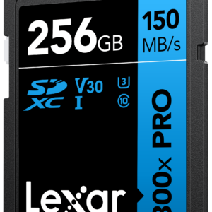Lexar 800x Pro SDXC 256GB UHS-I V30 Memory Card | 150MB/s