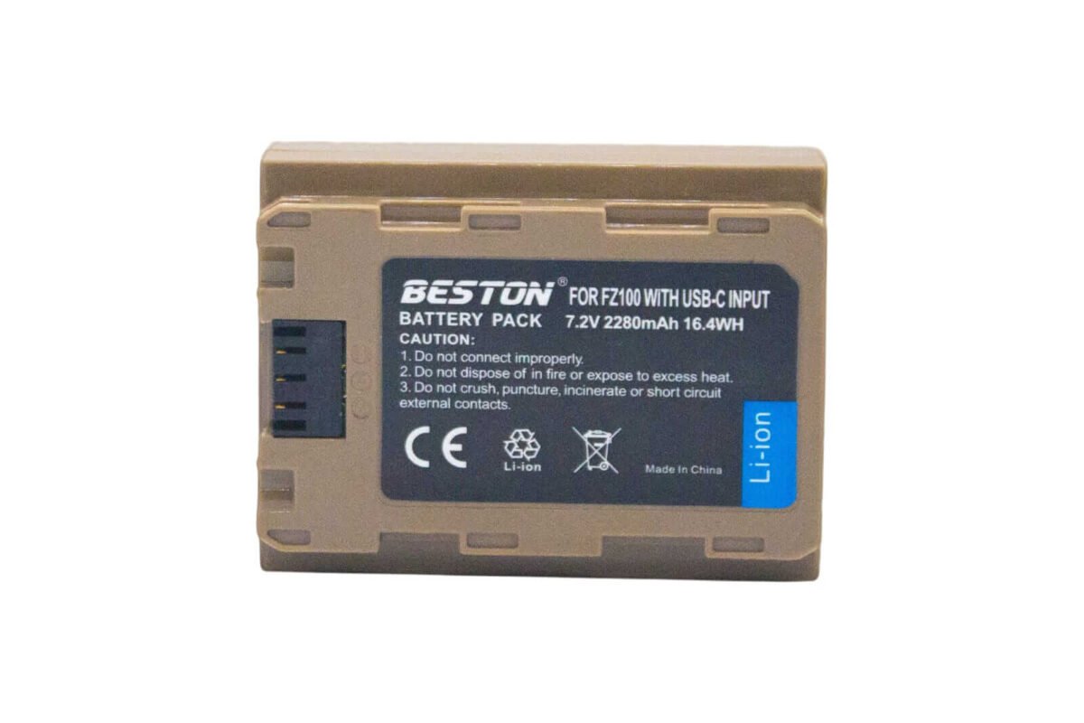 Beston Battery NP-FZ100 Sony Camera Battery with Type-C Charging Input - Image 5