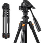 K&F Concept Lightweight Video Tripod O234AO+BV01 Smartphone Clamp (KF09.115V1)