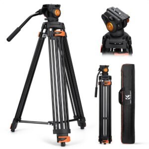 K&F Concept S254A3+BV07 Overhead Tripod with Monopod &amp