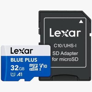 Lexar 32GB BLUE PLUS micro and SD adapter 100MB