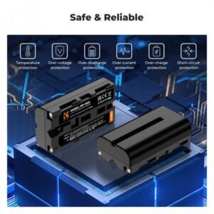 K&F Concept 2-Pack NP-F550 Battery & Charger Set (KF28.0046) - Image 3