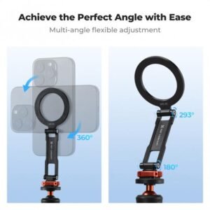 K&F Concept Magnetic Metal Phone Mount Cold Shoe Rotatable (KF31.196) - Image 3